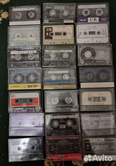 Аудиокассеты TDK, sony, maxell Япония