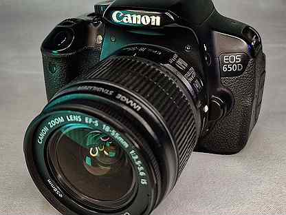 Фотоаппарат Canon EOS 650D + объектив
