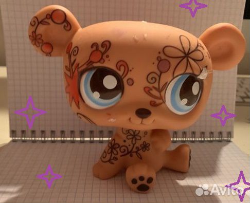 Littlest pet shop мишка 2008 Hasbro