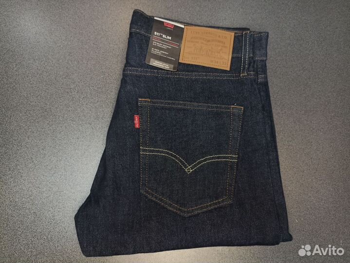 Levis 511 Slim индиго