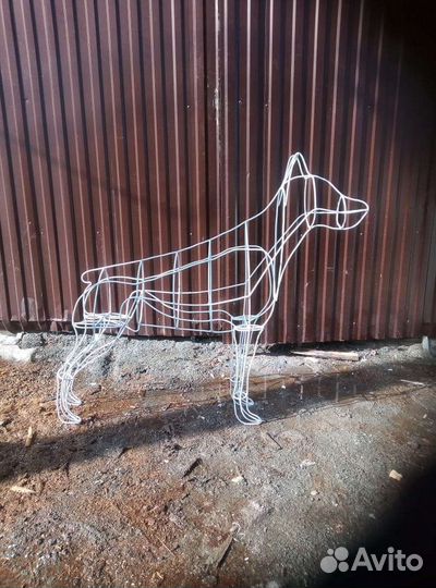 Новогодние фигурки-тигр, собака, слон, дельфин