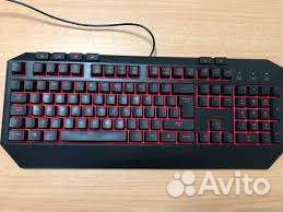 Клавиатура игровая Asus backlit KB V2