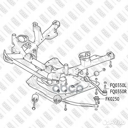 Рычаг подвески передний нижний правый FQ0350R