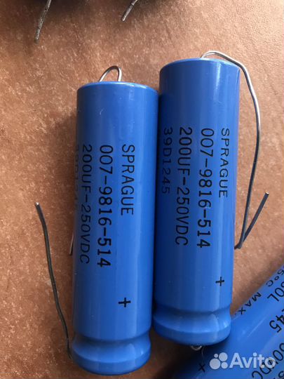 Sprague 250V 200 uF(5шт)