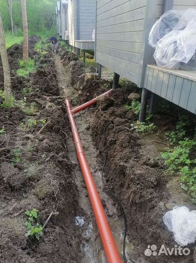 Установка канализации септик под ключ