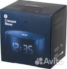 Умная колонка Яндекс Станция Мини с часами (новая)