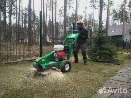 Аренда измельчителя пней