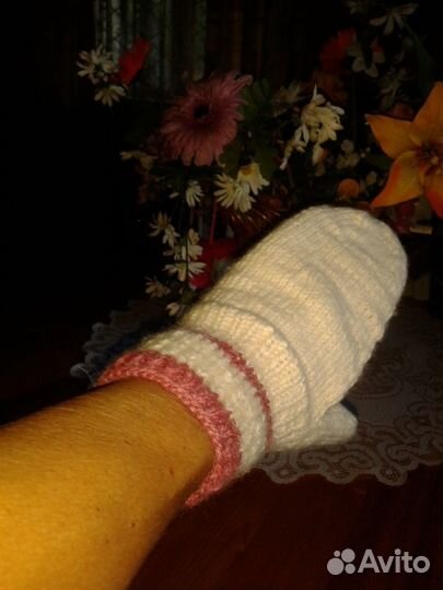 Вязанные рукавички