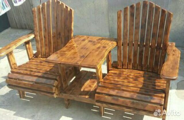 Кресла садовые со столиком