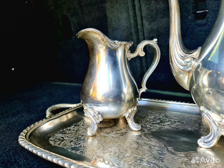 Старинный набор посуды wilcox silver.CO USA