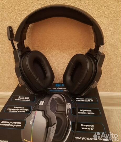 Новые игровые наушники Panteon GHP-800 PRO