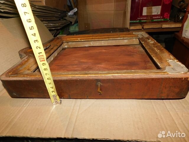 Киот от старинной православной иконы позолота, ри