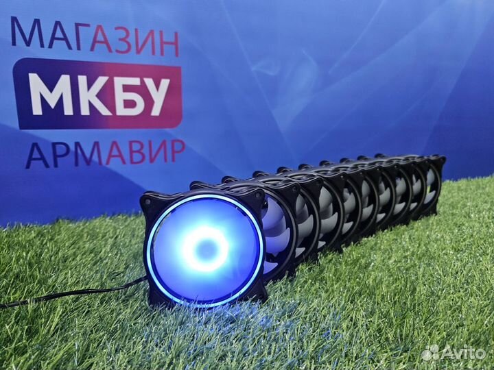 Вентилятор для пк 120 мм argb 5V 3pin + PWM 7 лопа