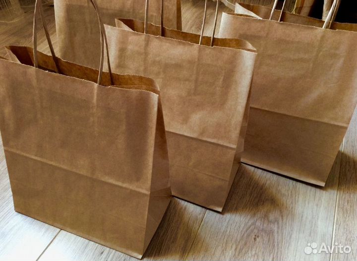 Бумажные пакеты (крафт пакеты). Оптом и в розницу