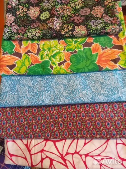 Отрезы.Ткани.ссср.Драп.Штапель.Ситец