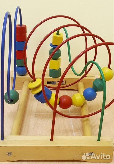 Лабиринт сортер IKEA. Деревянные игрушки