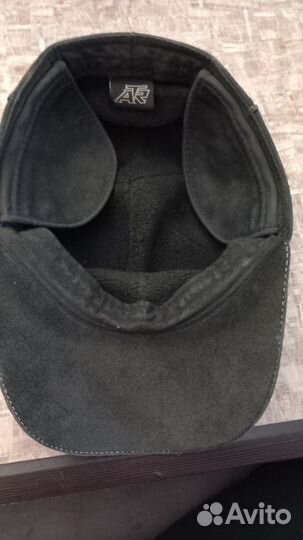 Кепка замшевая мужская р 55см