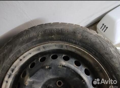 Продам комплект зимней резины от Kia Rio