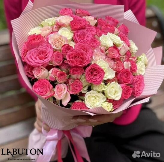 Цветы.Кустовые Розы.Доставка В Красноярск