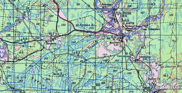 Топографическая карта Новгородской обл для Garmin