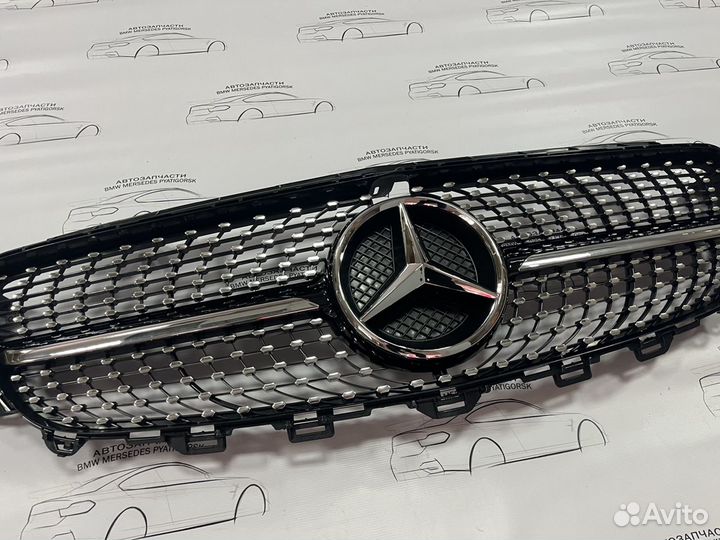 Решетка радиатора Mercedes W213 дорест diamante