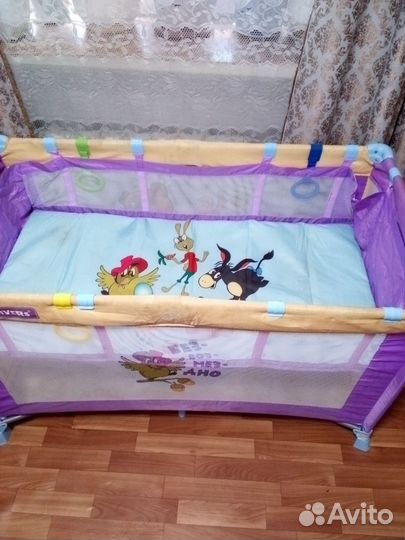 Детская кровать манеж