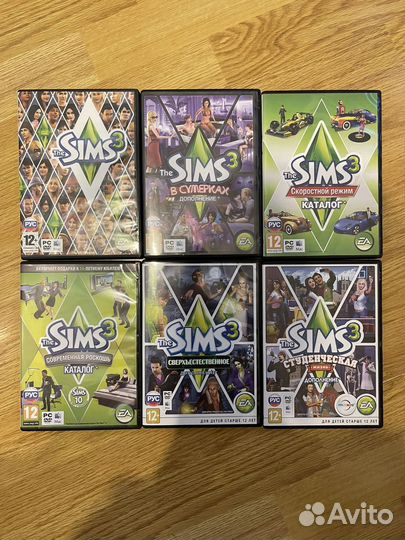 Компьютерная игра Симс 3 с дополнениями