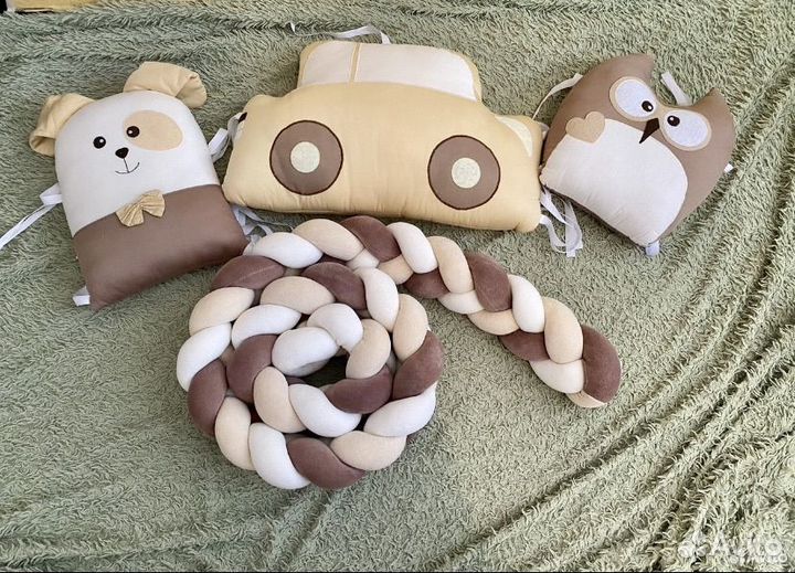 Бортики в детскую кроватку