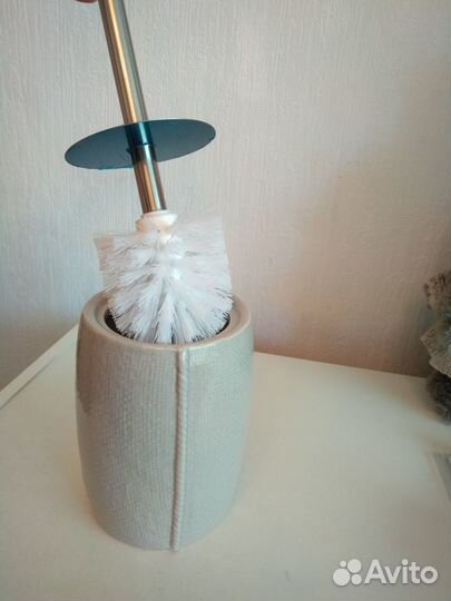 Подставка с ершиком керамика