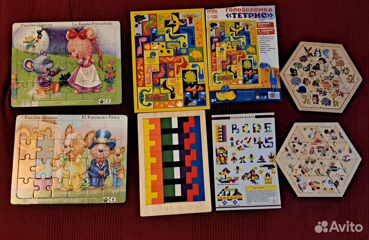 Пазлы, игры, мозаики для детей от 3 лет Djeco