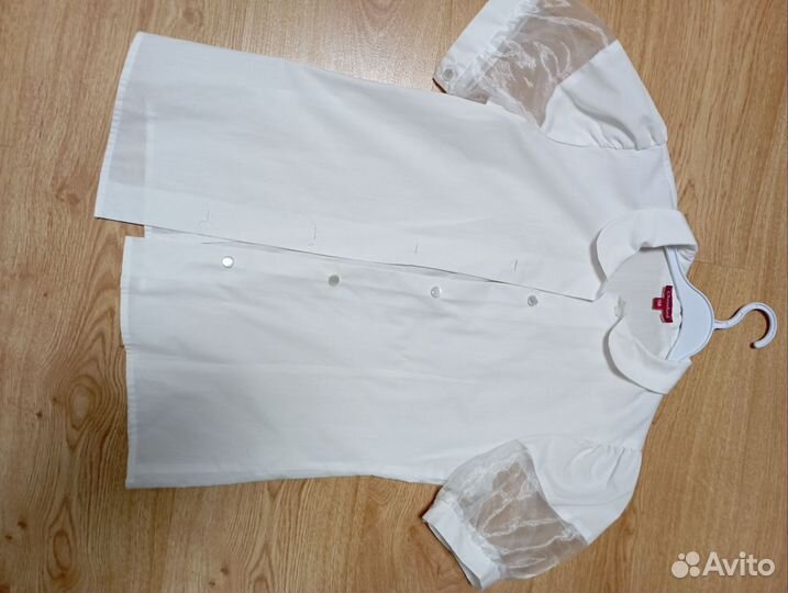 Блузка школьная белая 152 158