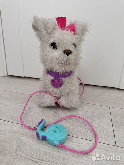 Собачка на поводке Fur real friends