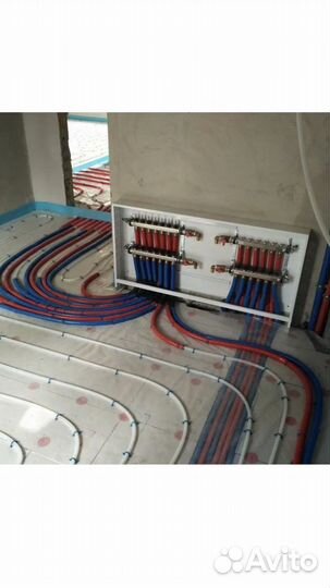 Отопление в частном доме водоснабжение теплый пол