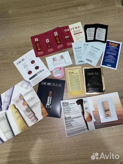 Пробники люкс dior calrins ysl elemis comfort zone