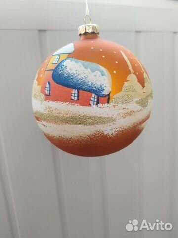 Елочная игрушка. Шар 12 см