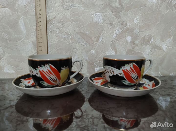 Винтаж: чайная пара 