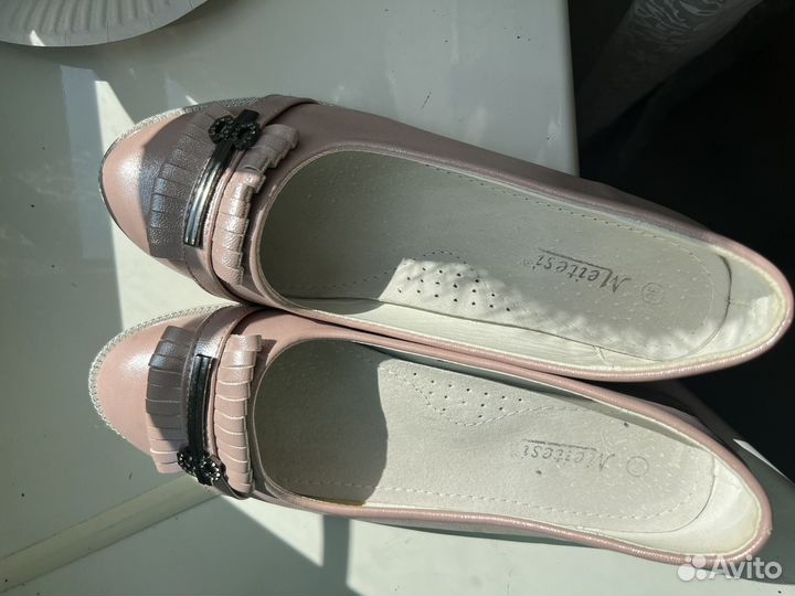 Туфли для девочки 34 кожа