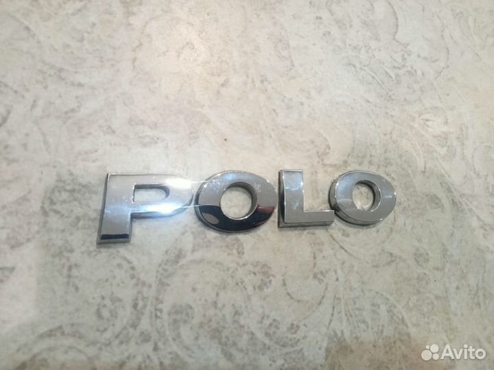 Шильдик надпись volkswagen polo