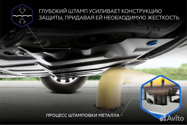 Защита картера и кпп Kia Seltos FWD