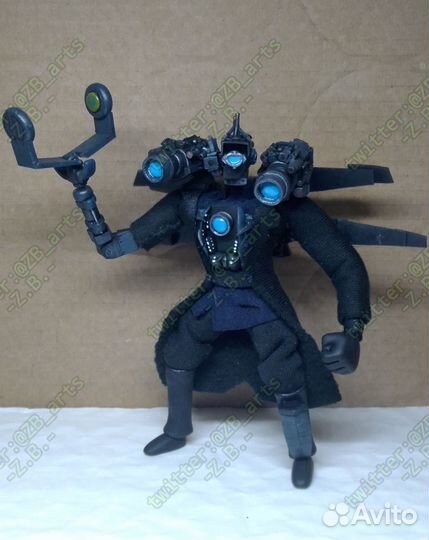 Набор фигурок 3 титана из skibidi toilet