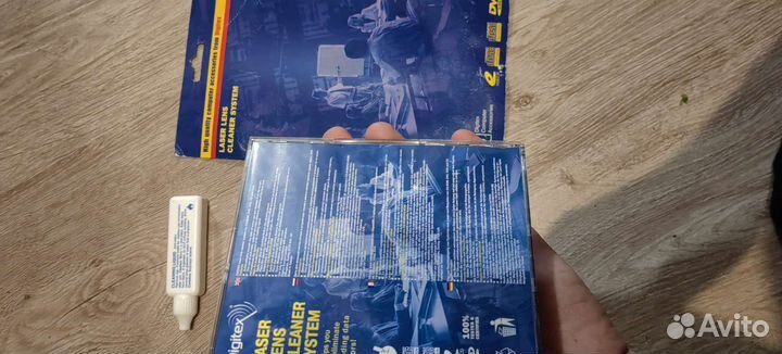 Чистящий диск cd dvd новый