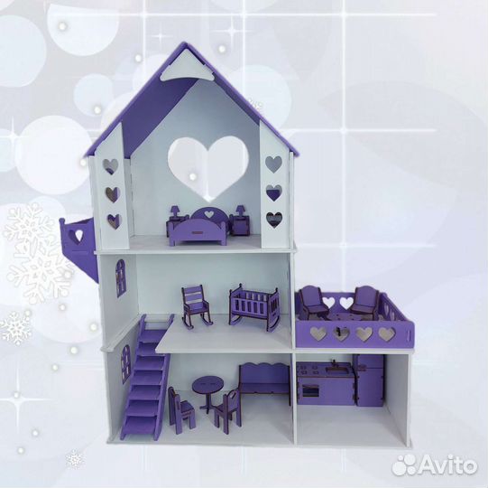 Кукольный домик новый