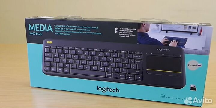 Клавиатура для SmartTV Logitech Wireless Touch K40