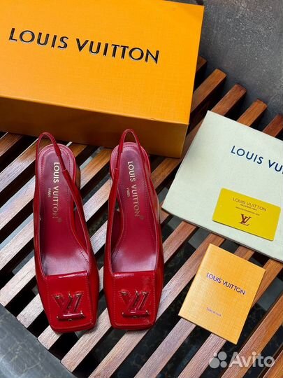 Туфли Louis vuitton розовые/красные 36-42