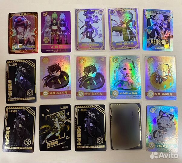 Коллекционные карточки Genshin Impact