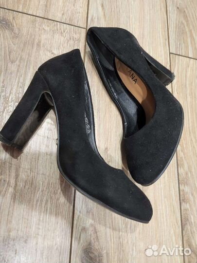 Туфли женские 36 размер замшевые