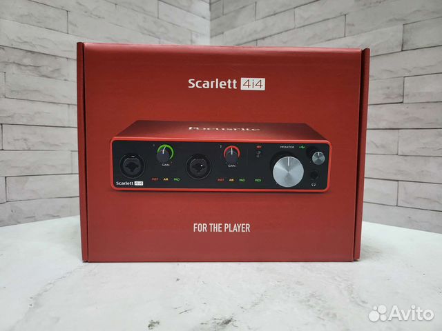 Внешняя звуковая карта Focusrite Scarlett 4i4 3rd купить в Санкт ...