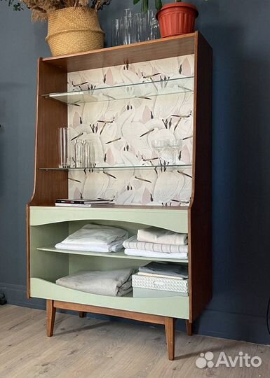 Советский шкаф буфет сервант отреставрированный