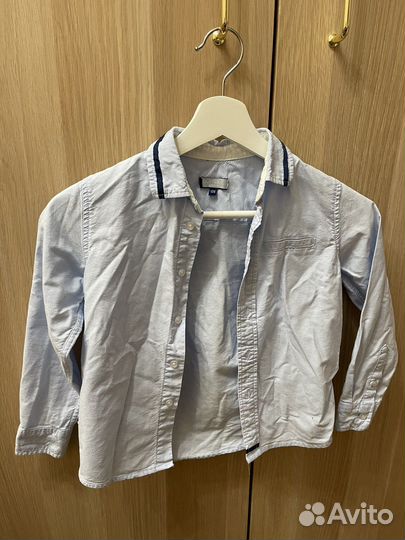 Школьная рубашка на мальчика 128р