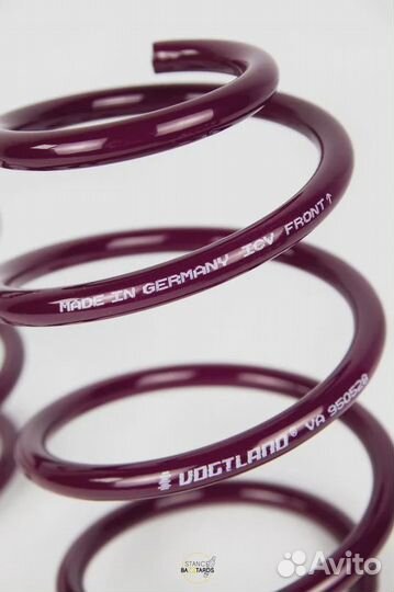 Пружины Vogtland с занижением Skoda Octavia 3